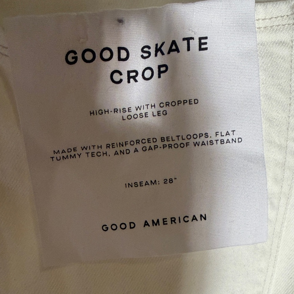 Good American White Denim Wide Leg Pants - Picture 11 of 11